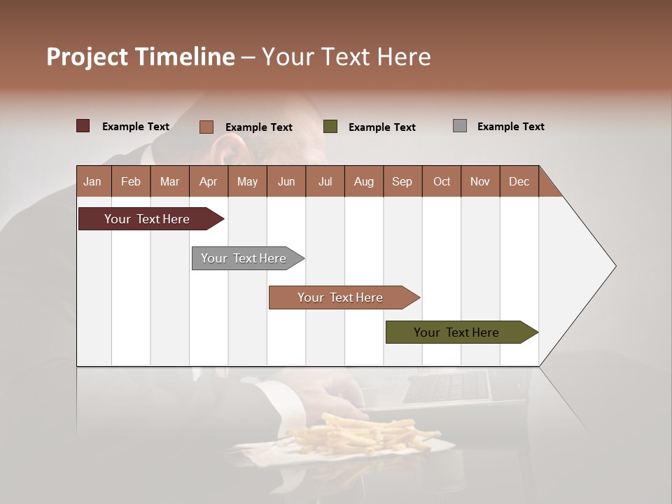 Hamburger Career Drink PowerPoint Template
