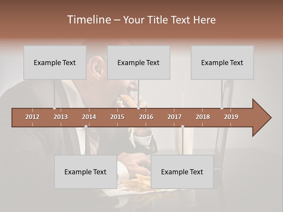 Hamburger Career Drink PowerPoint Template