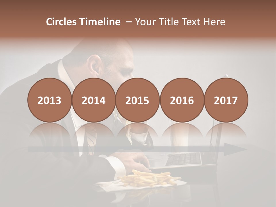 Hamburger Career Drink PowerPoint Template