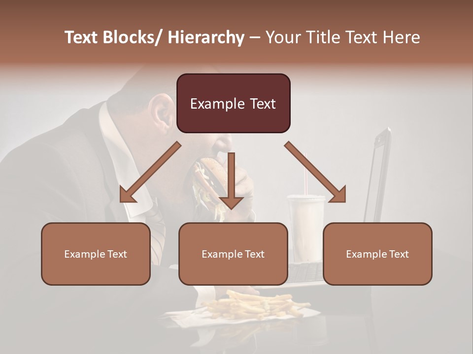 Hamburger Career Drink PowerPoint Template