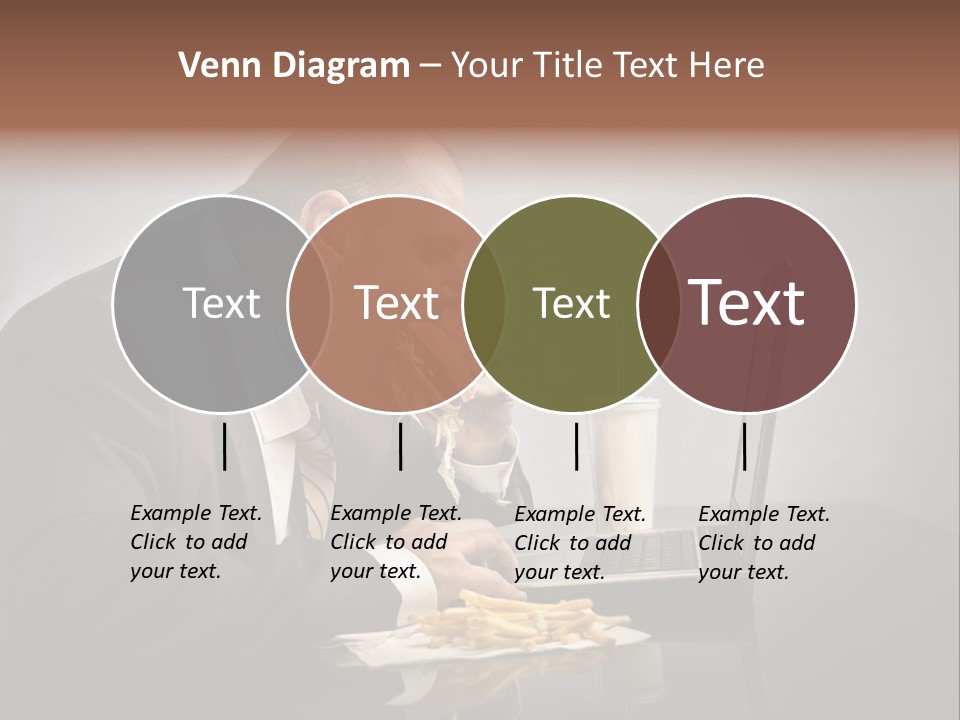 Hamburger Career Drink PowerPoint Template