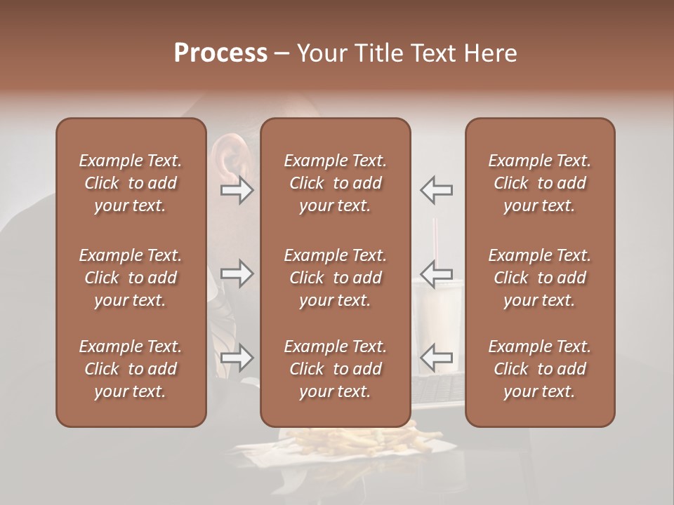 Hamburger Career Drink PowerPoint Template