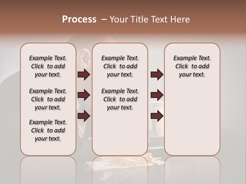 Hamburger Career Drink PowerPoint Template