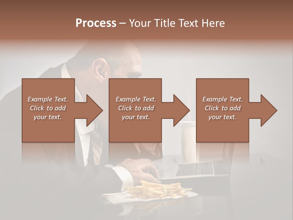Hamburger Career Drink PowerPoint Template