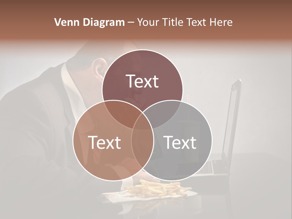 Hamburger Career Drink PowerPoint Template