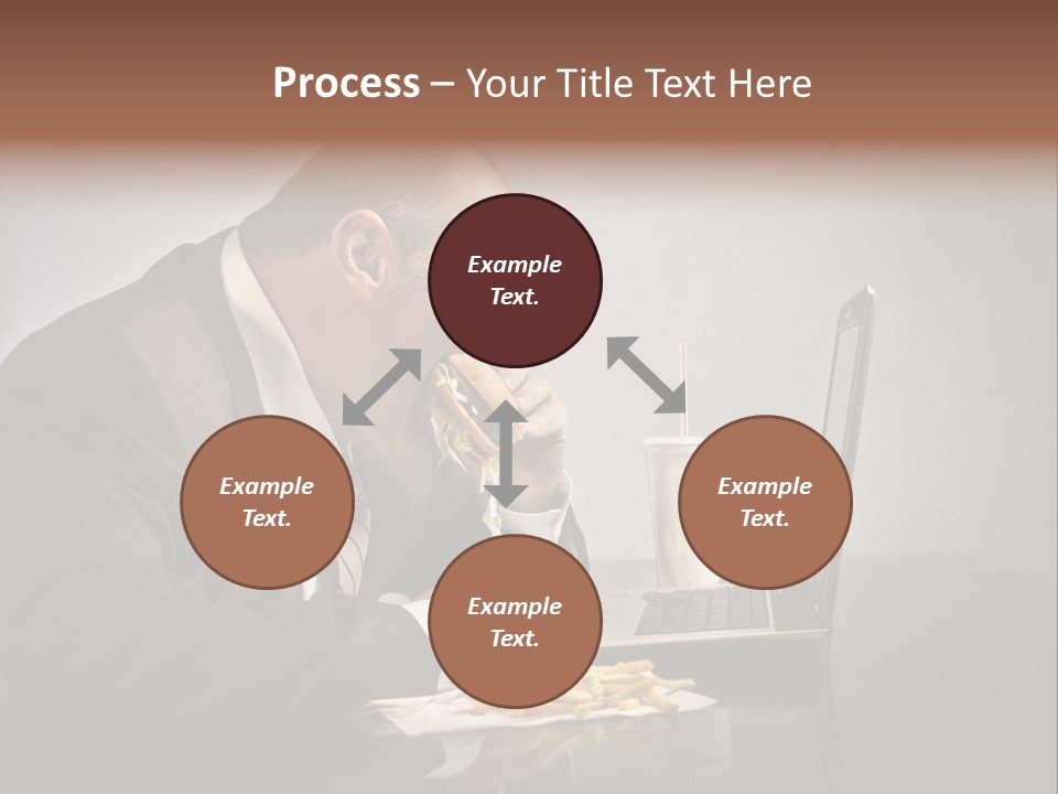 Hamburger Career Drink PowerPoint Template