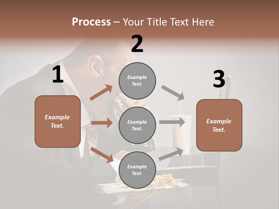 Hamburger Career Drink PowerPoint Template