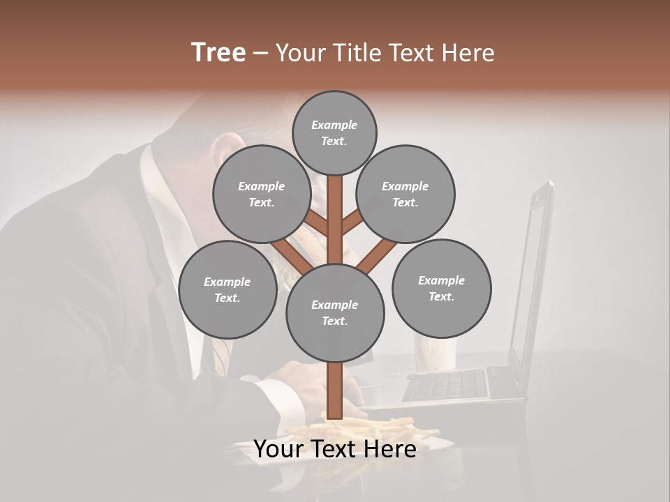 Hamburger Career Drink PowerPoint Template