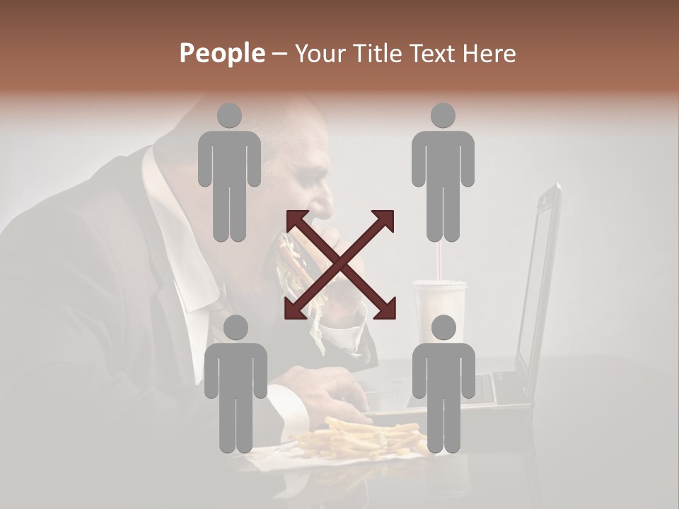 Hamburger Career Drink PowerPoint Template