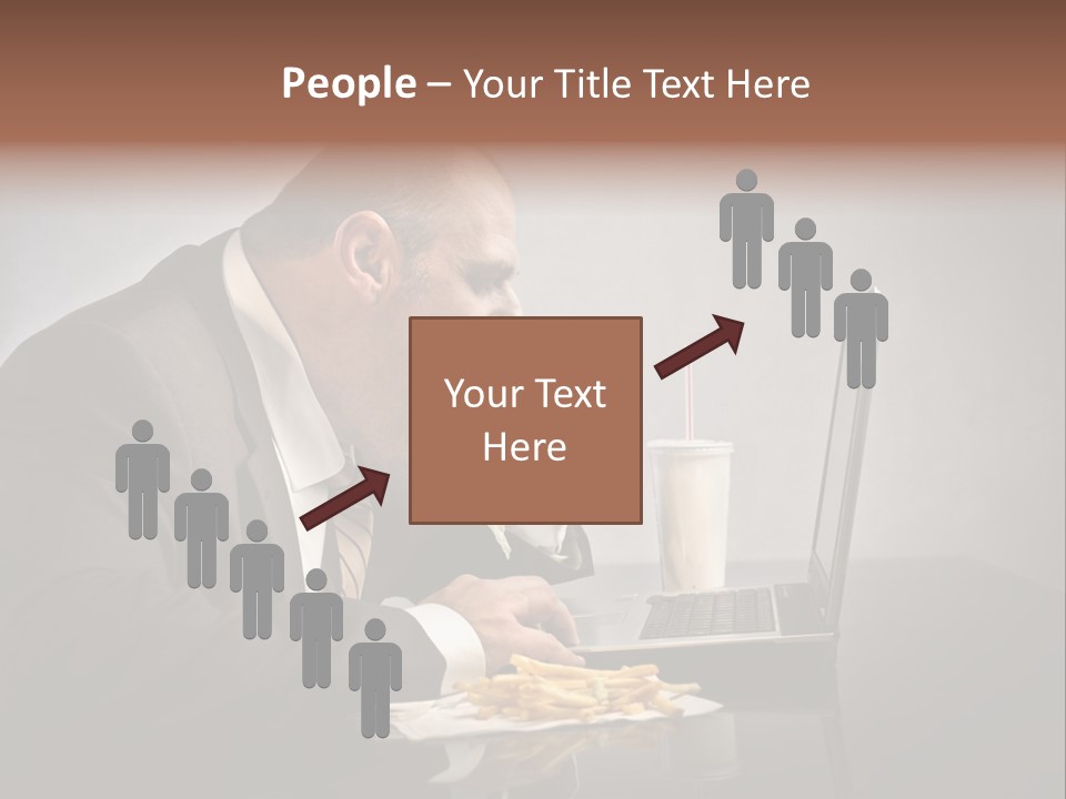 Hamburger Career Drink PowerPoint Template