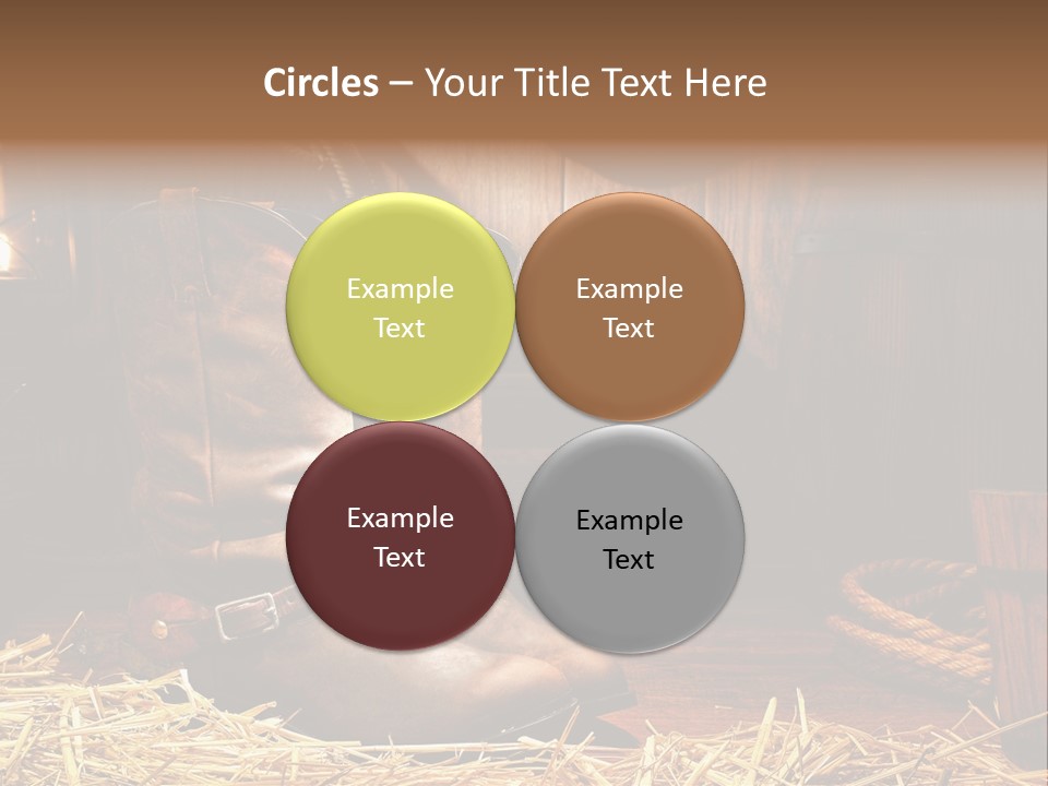 Oil Leather Vintage PowerPoint Template