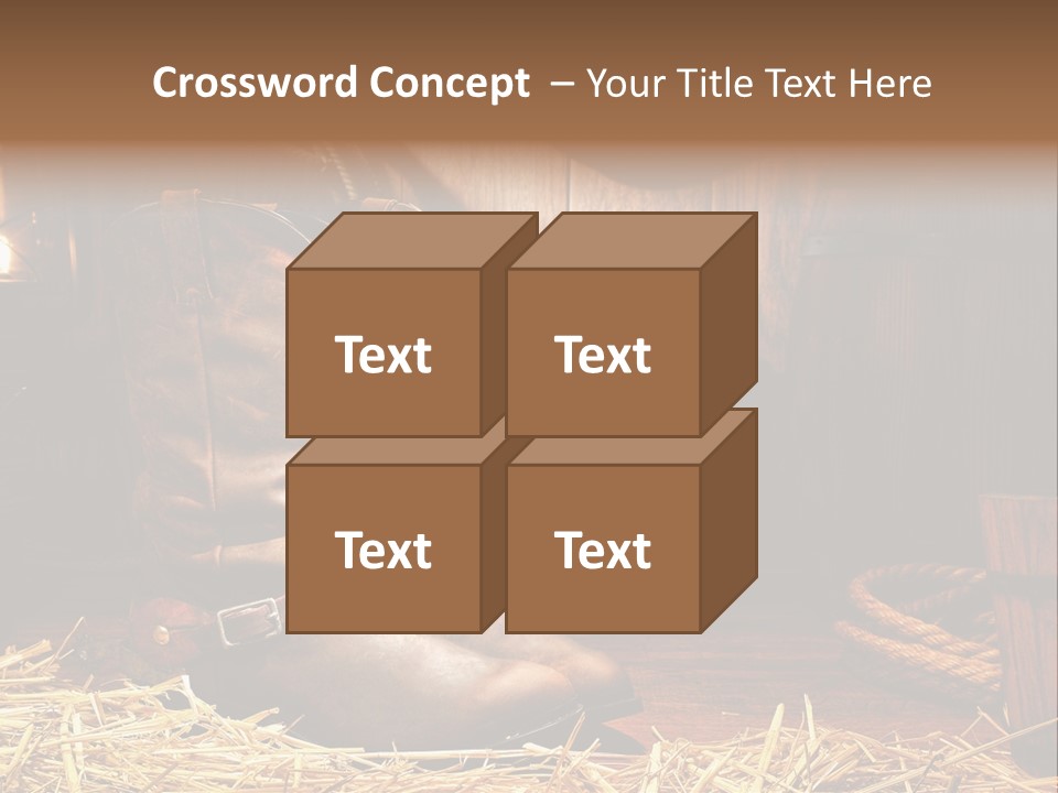 Oil Leather Vintage PowerPoint Template