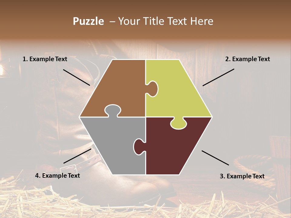 Oil Leather Vintage PowerPoint Template