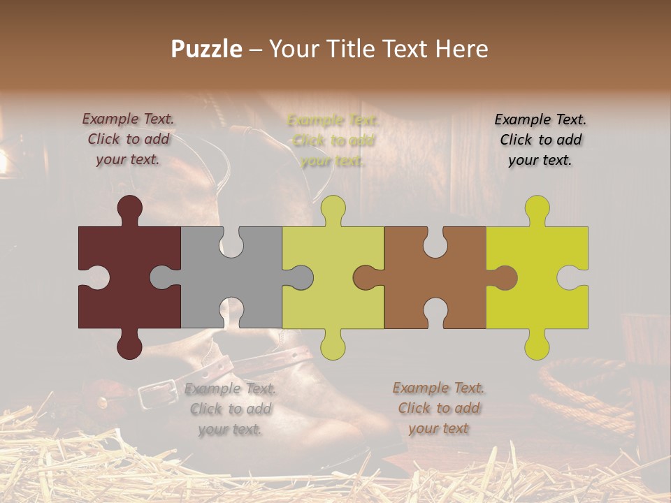 Oil Leather Vintage PowerPoint Template