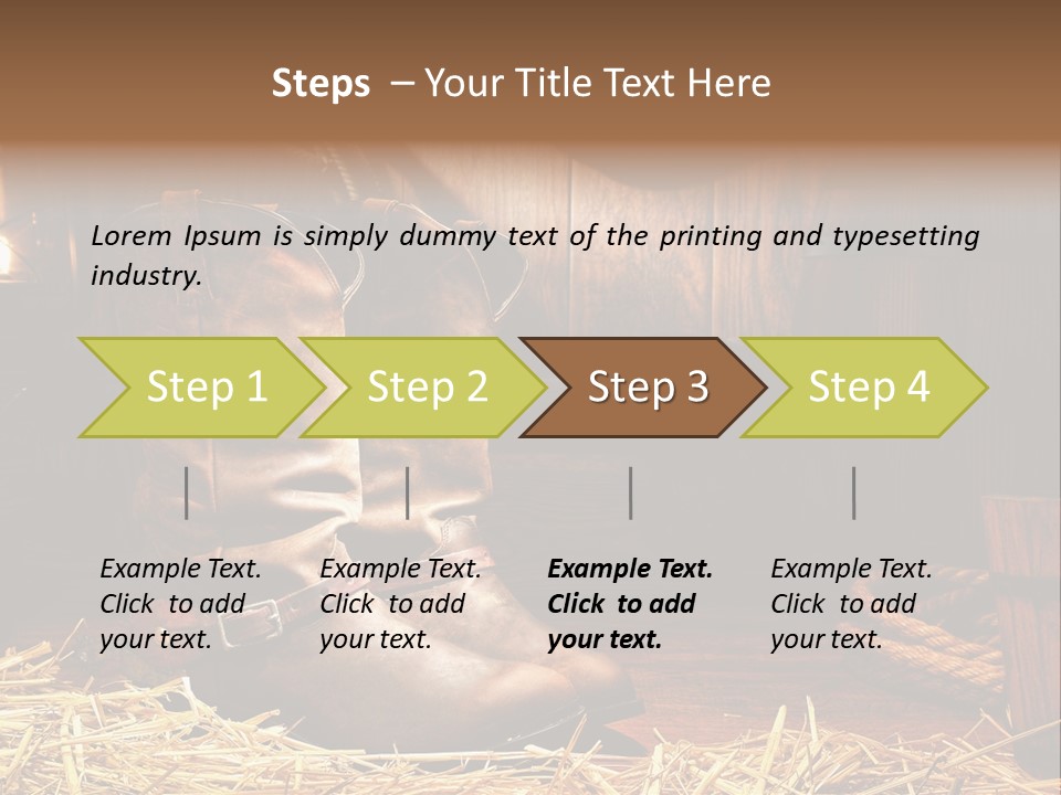 Oil Leather Vintage PowerPoint Template