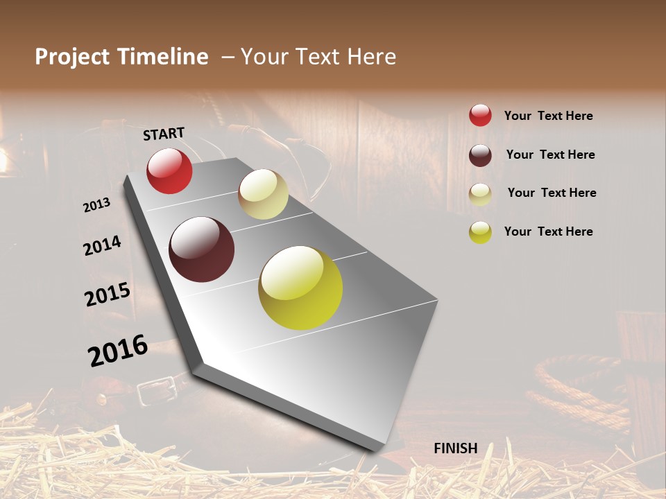 Oil Leather Vintage PowerPoint Template