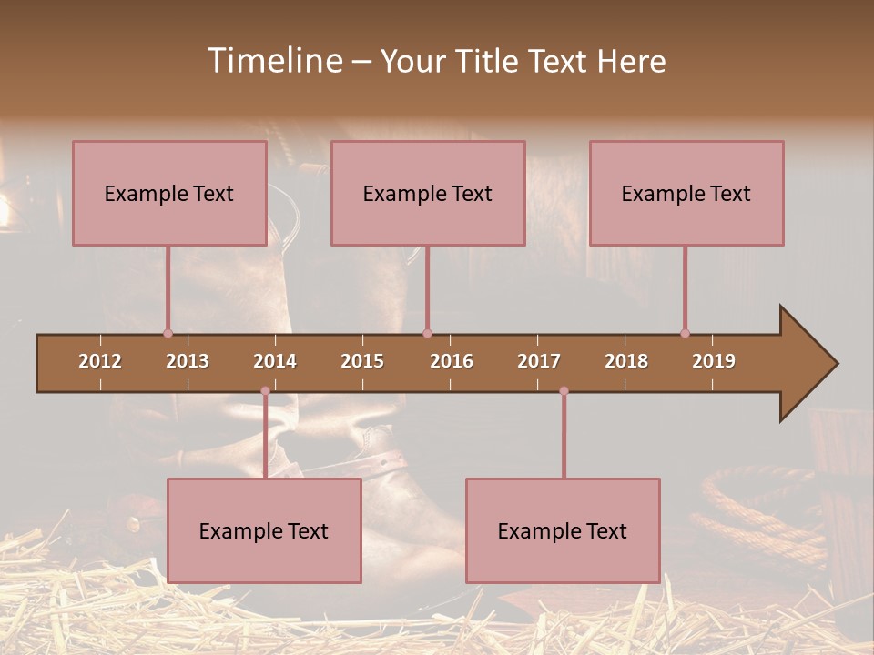 Oil Leather Vintage PowerPoint Template