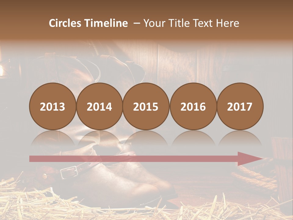 Oil Leather Vintage PowerPoint Template