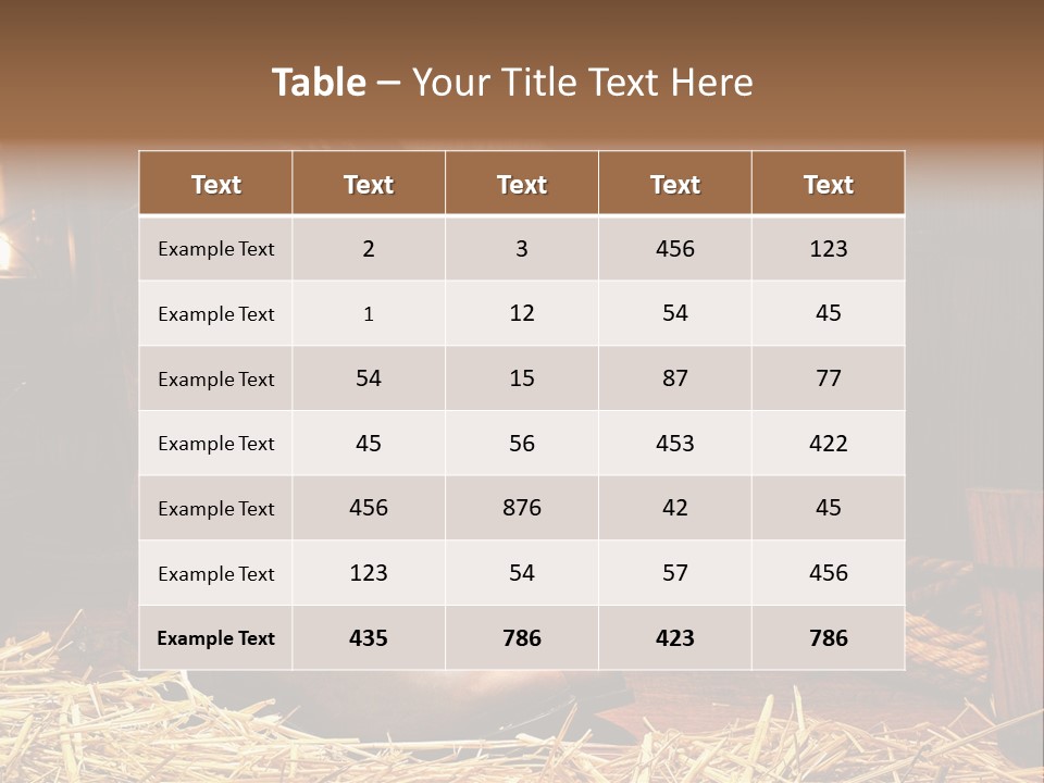 Oil Leather Vintage PowerPoint Template