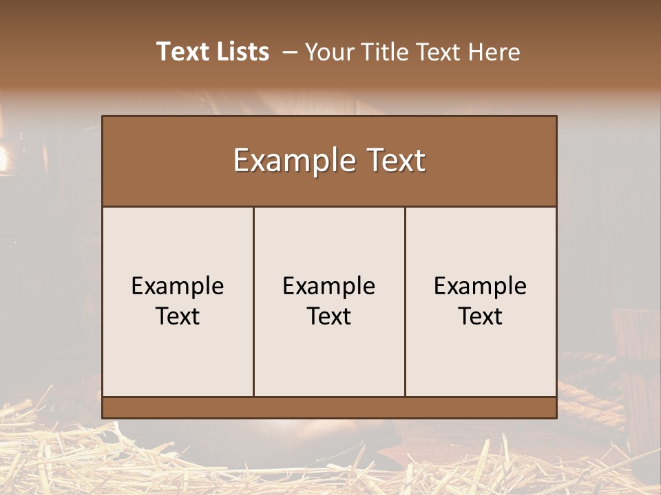 Oil Leather Vintage PowerPoint Template