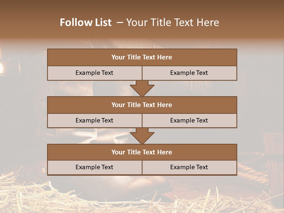 Oil Leather Vintage PowerPoint Template