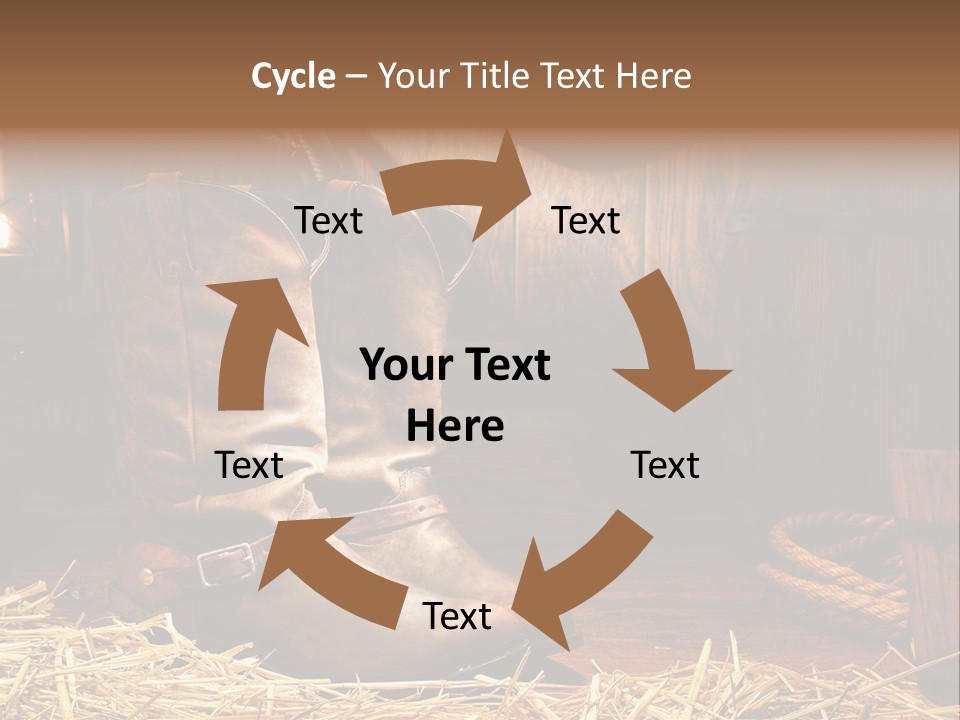 Oil Leather Vintage PowerPoint Template