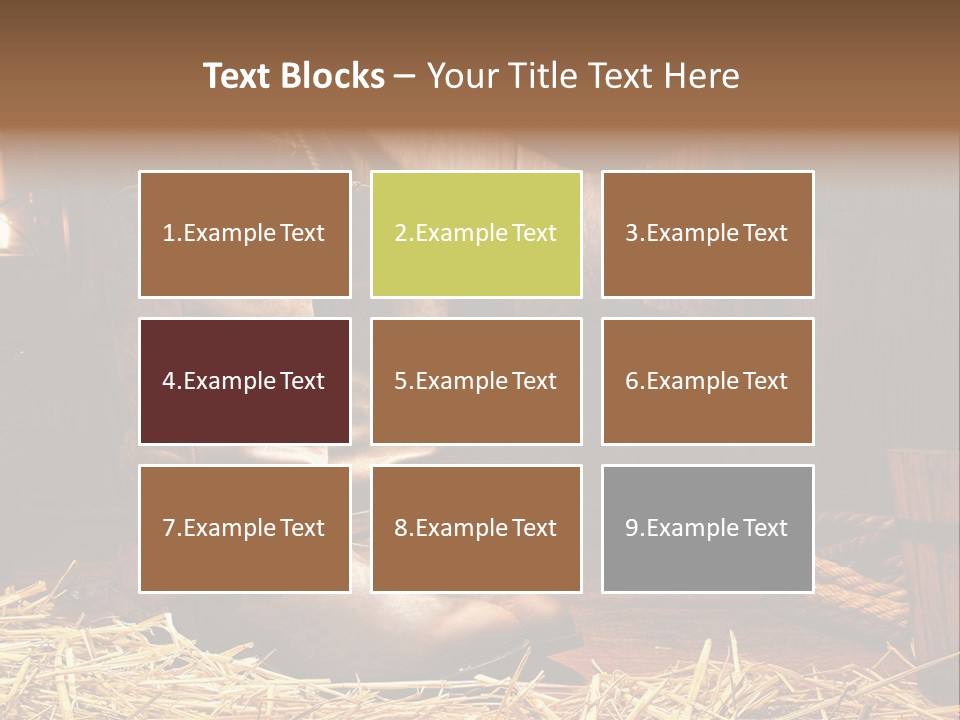 Oil Leather Vintage PowerPoint Template