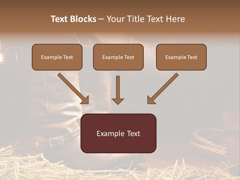 Oil Leather Vintage PowerPoint Template