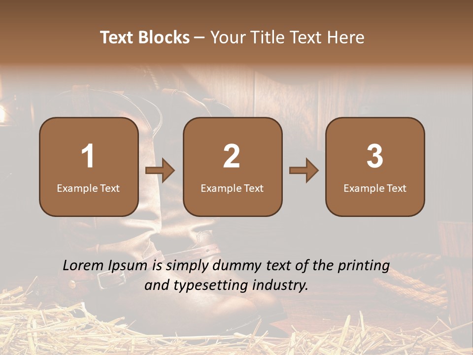 Oil Leather Vintage PowerPoint Template