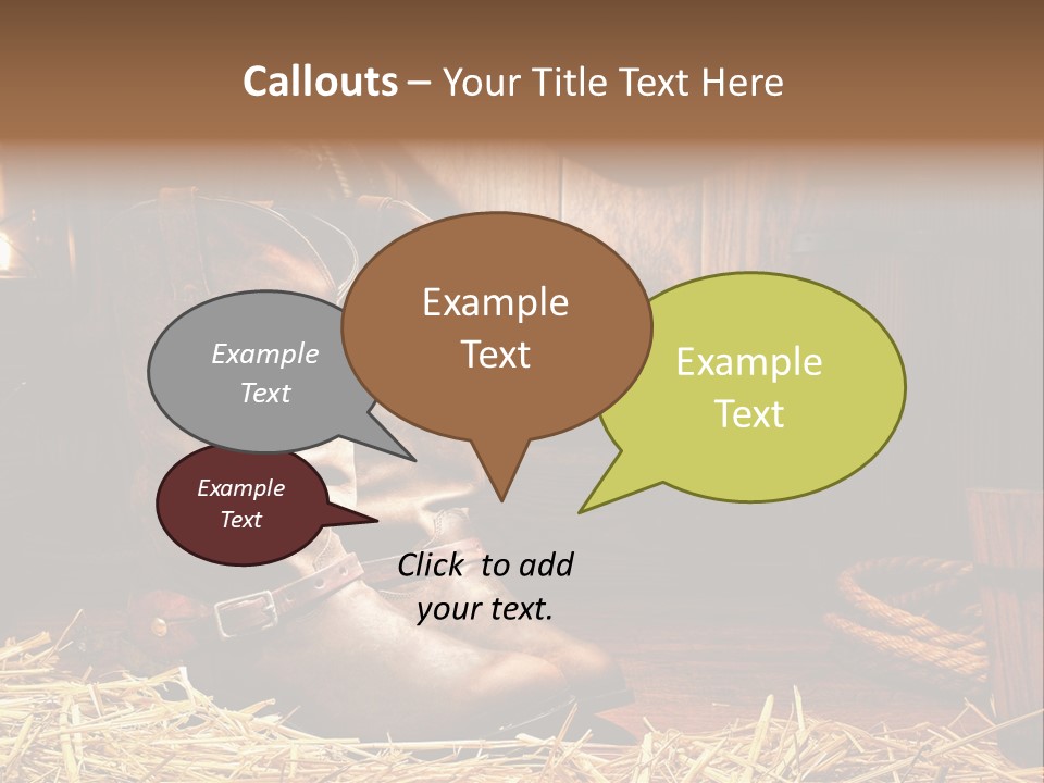 Oil Leather Vintage PowerPoint Template