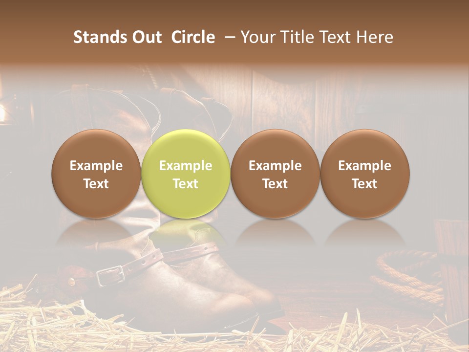 Oil Leather Vintage PowerPoint Template