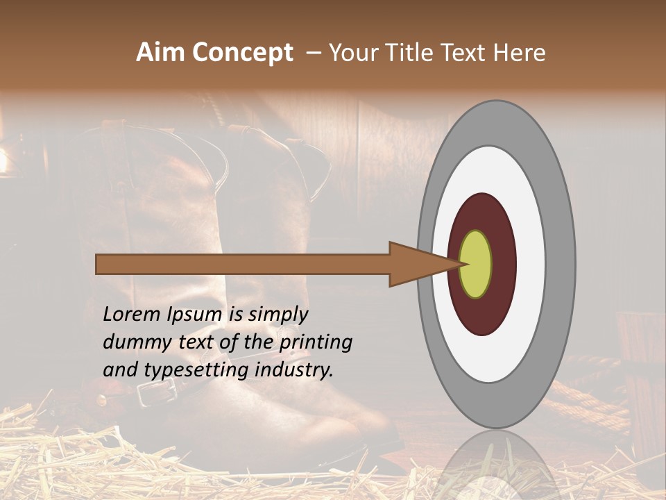 Oil Leather Vintage PowerPoint Template