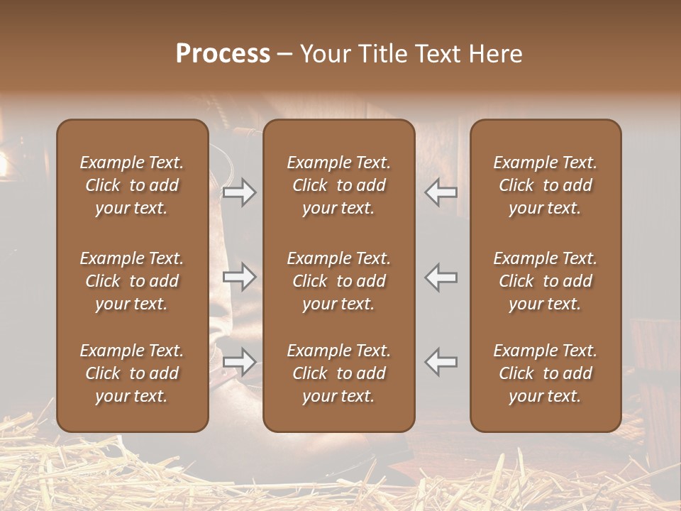 Oil Leather Vintage PowerPoint Template