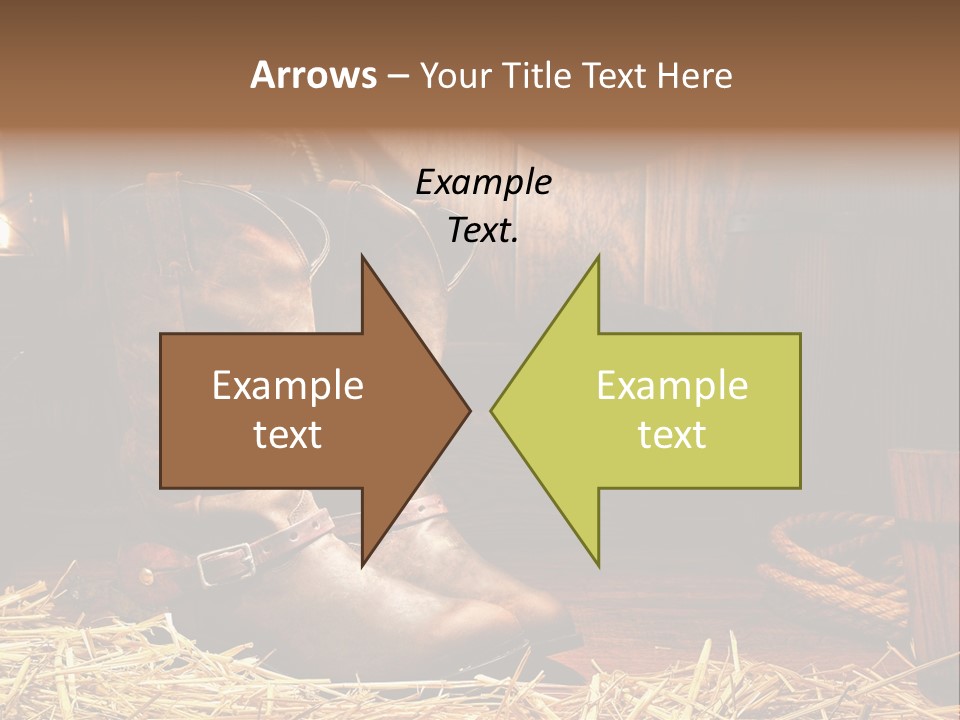 Oil Leather Vintage PowerPoint Template