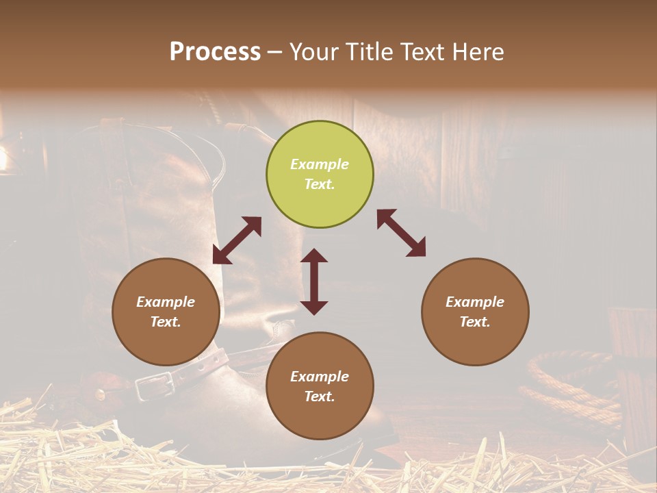 Oil Leather Vintage PowerPoint Template