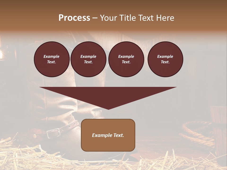 Oil Leather Vintage PowerPoint Template