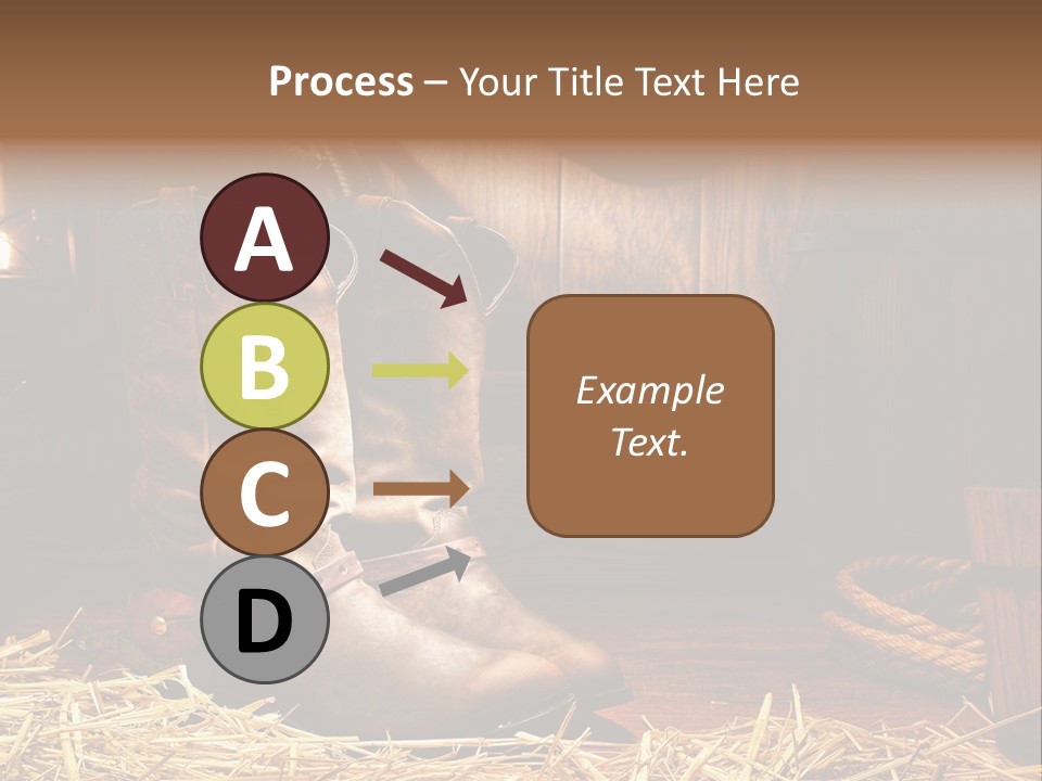 Oil Leather Vintage PowerPoint Template