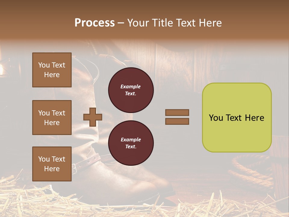 Oil Leather Vintage PowerPoint Template