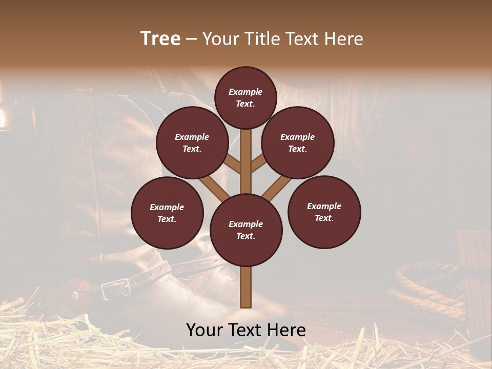 Oil Leather Vintage PowerPoint Template