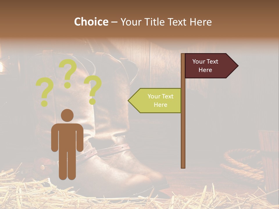 Oil Leather Vintage PowerPoint Template