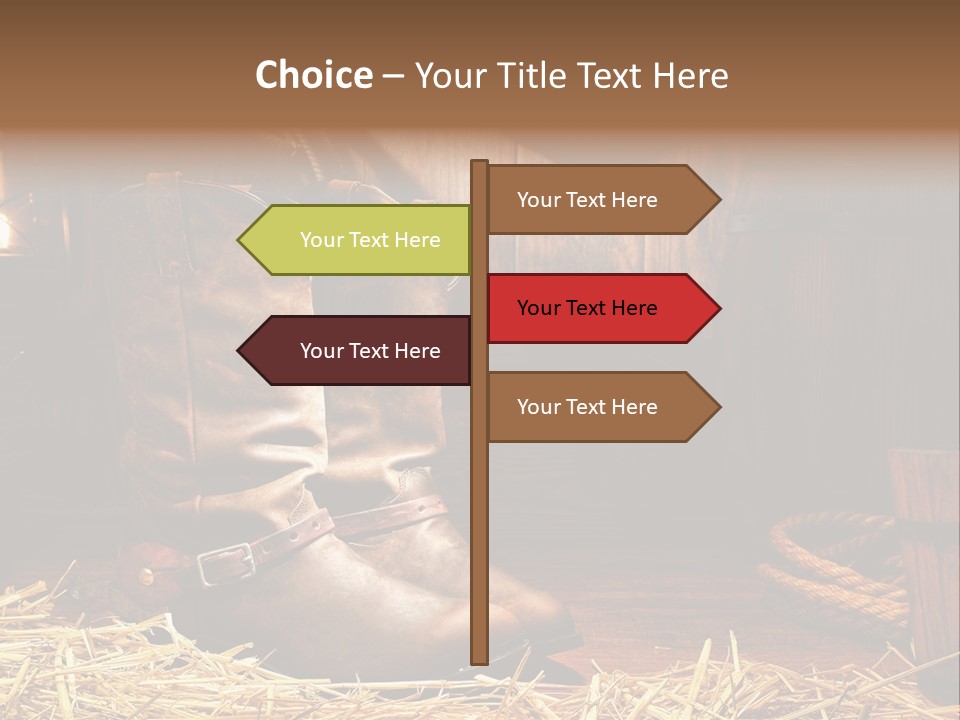 Oil Leather Vintage PowerPoint Template