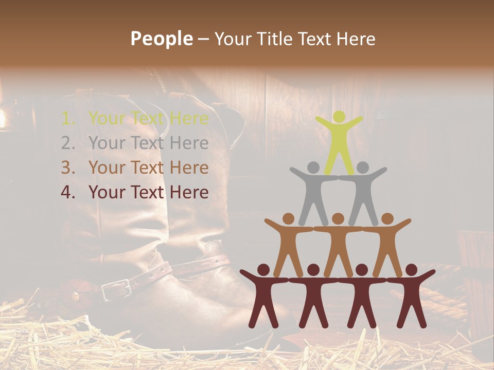 Oil Leather Vintage PowerPoint Template