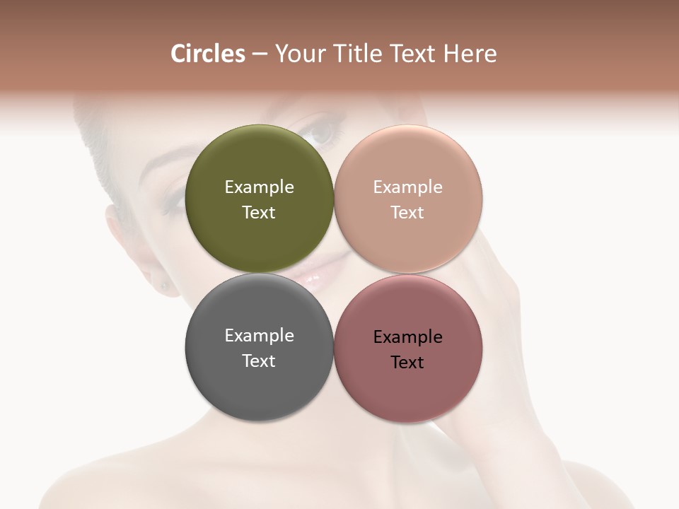 Clean Face Woman Cosmetics PowerPoint Template