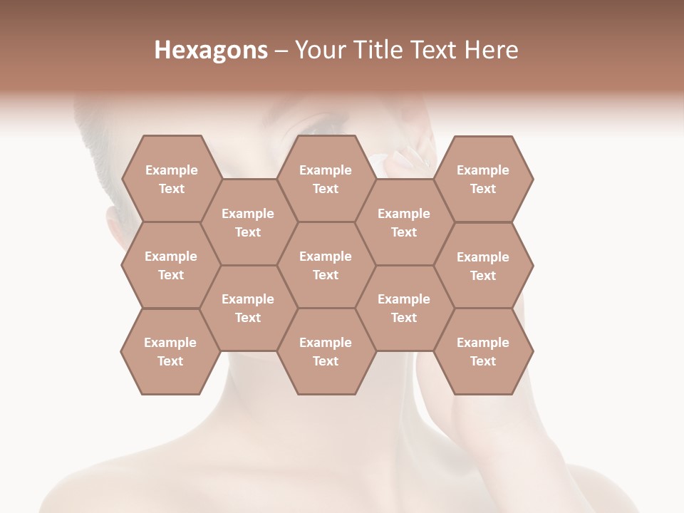 Clean Face Woman Cosmetics PowerPoint Template