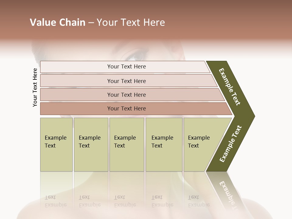 Clean Face Woman Cosmetics PowerPoint Template