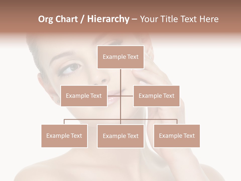 Clean Face Woman Cosmetics PowerPoint Template