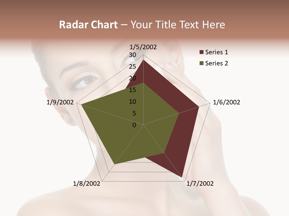 Clean Face Woman Cosmetics PowerPoint Template