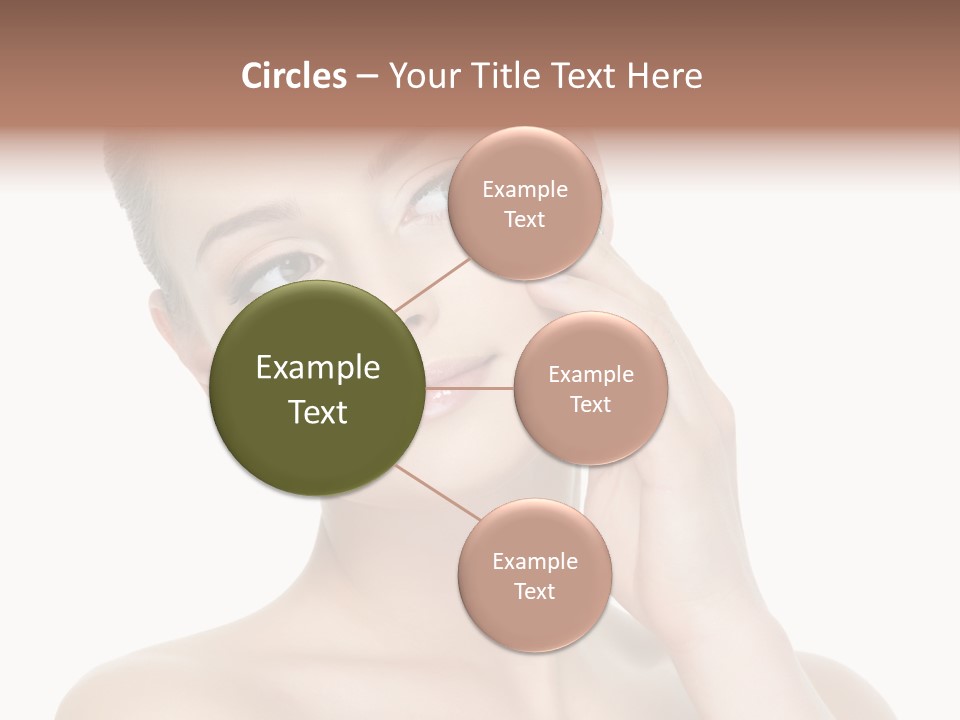 Clean Face Woman Cosmetics PowerPoint Template