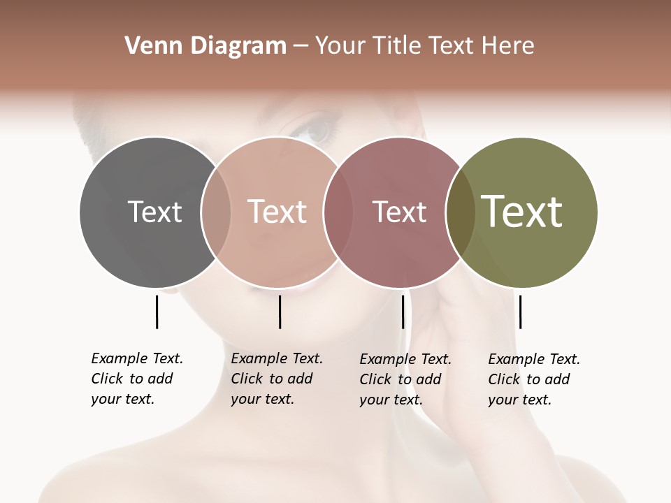 Clean Face Woman Cosmetics PowerPoint Template