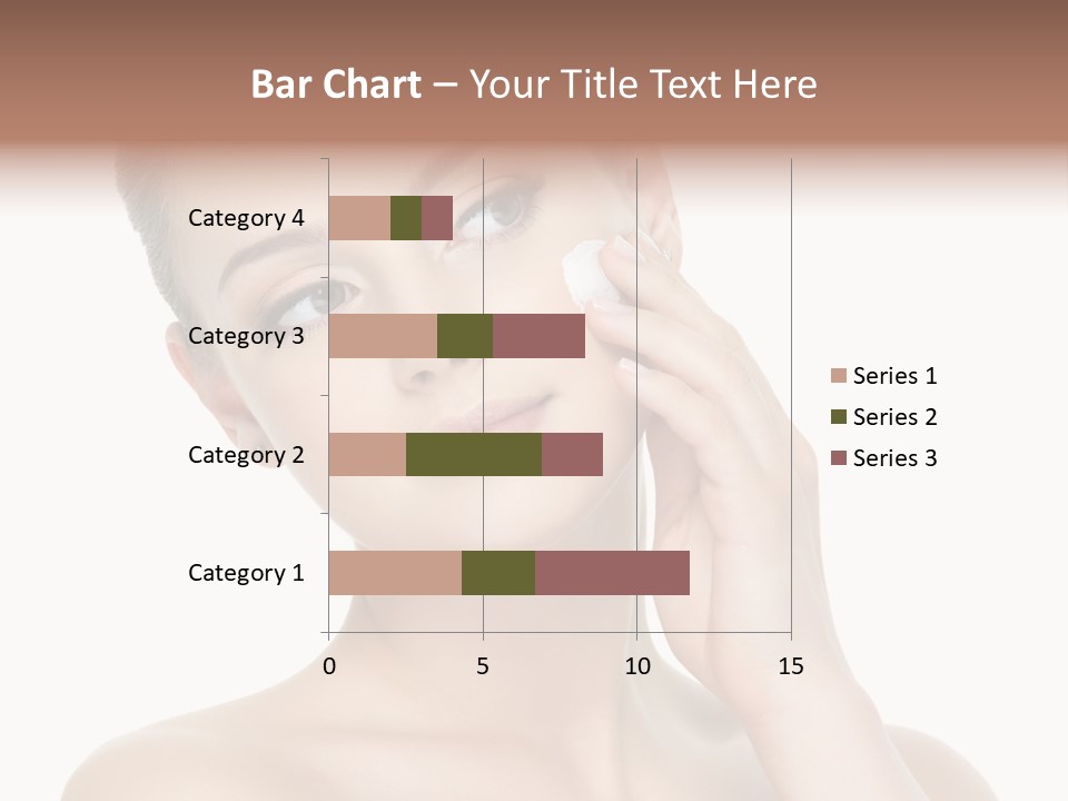 Clean Face Woman Cosmetics PowerPoint Template